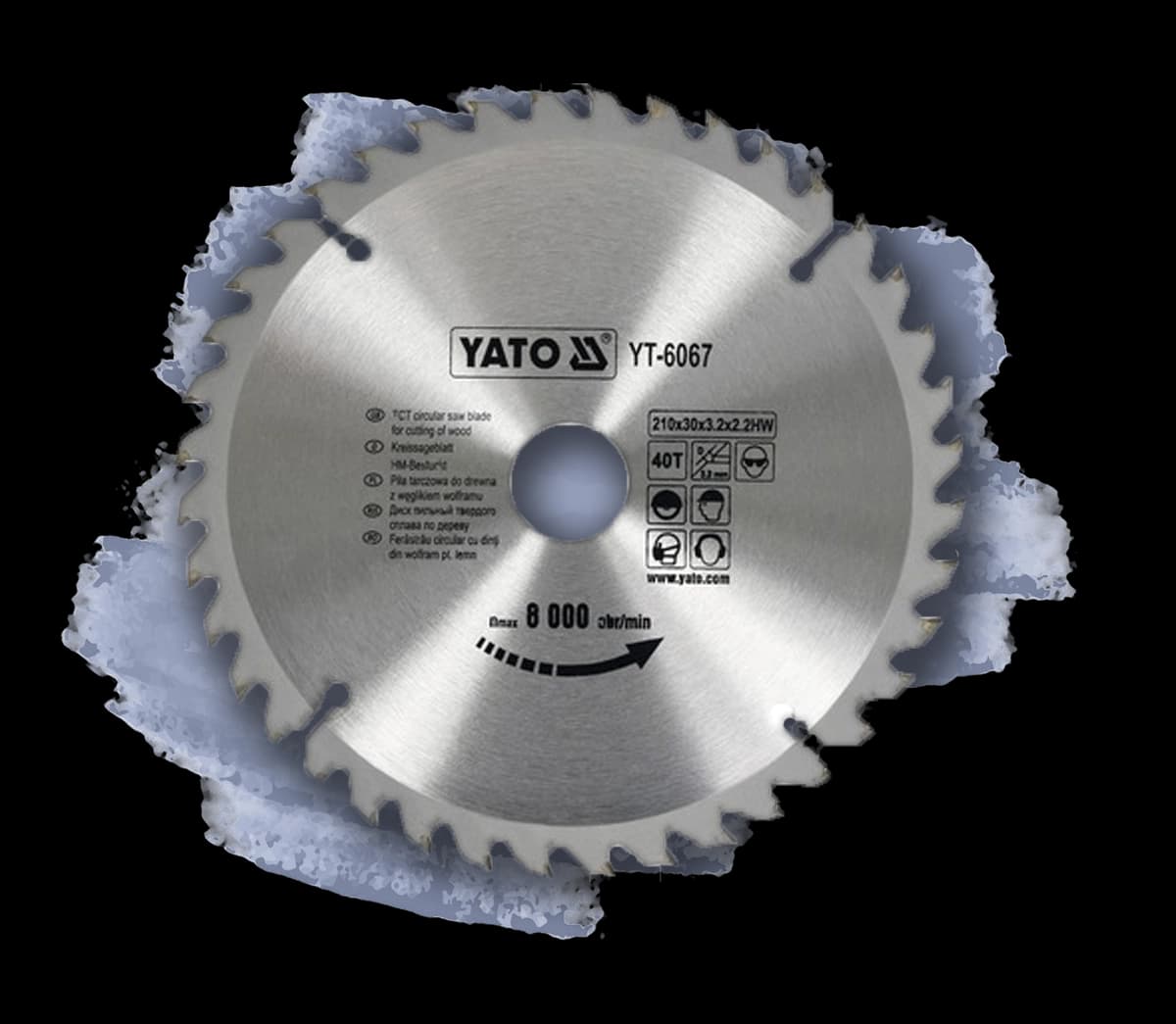 Kreissägeblatt Yato HM 210 x 3,2 x 30 mm 40 Z