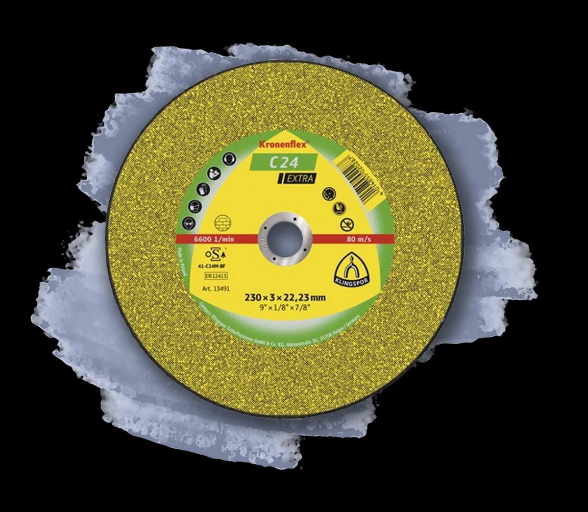 Trennscheibe Klingspor C 24 Extra Ø 230x22,23 mm