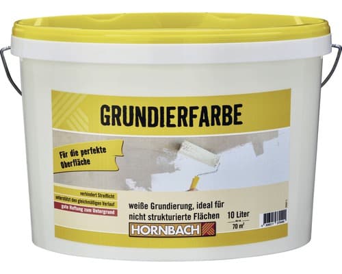 HORNBACH Grundierfarbe weiss 10 l
